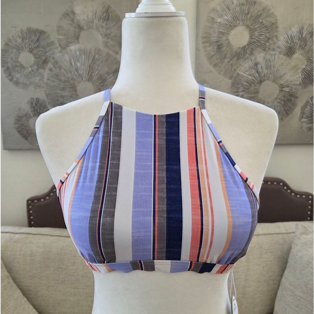 Prana Taranto Halter Bikini Top Sz Sm